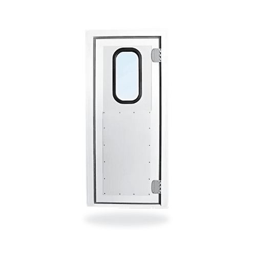 By-swing refrigerated door